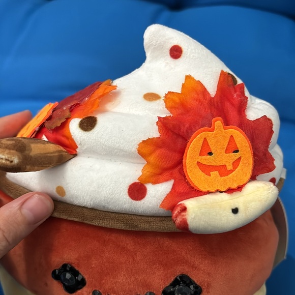 Original Squishmallows Mead Size 7 “inch Harvest AppleCider NWTS HalloweenThemed - Picture 6 of 16